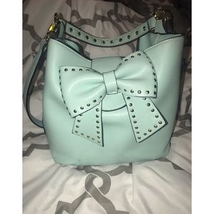 Mint betsey Johnson bucket bag